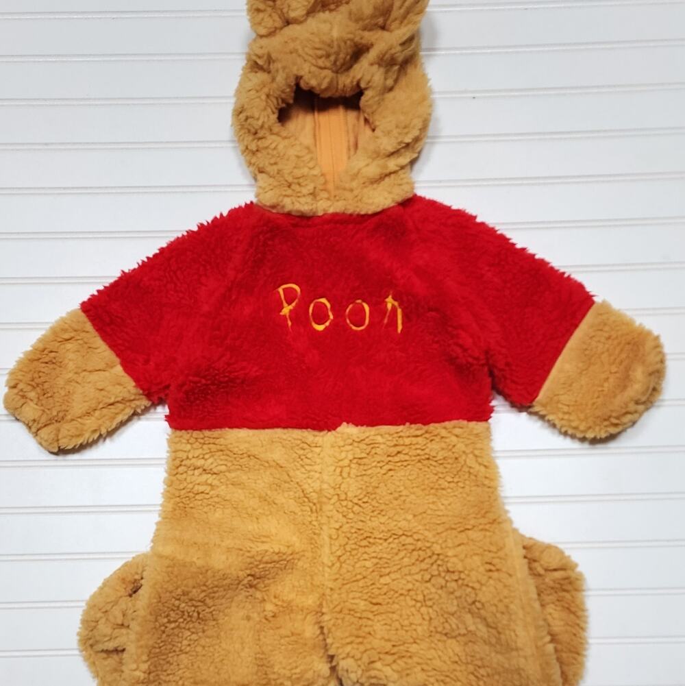 Vintage The Disney Store Winnie the Pooh Sherpa Fleece Costume Size 2T-4T